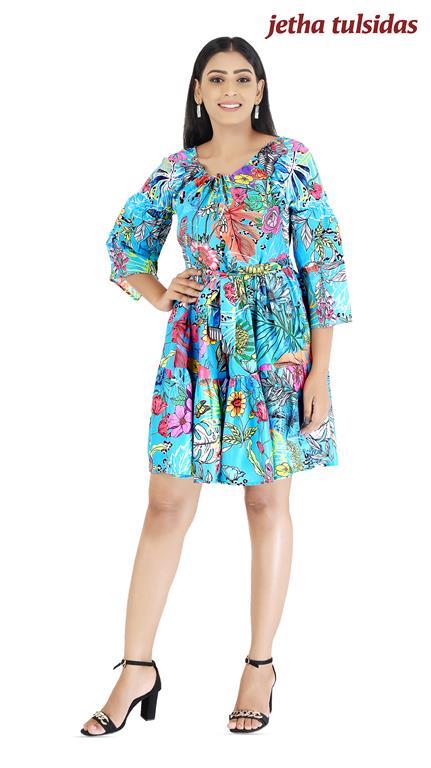 WOMEN WESTERN-SHORT DRESS